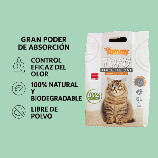 arena sin olor natural biodegradable gatos