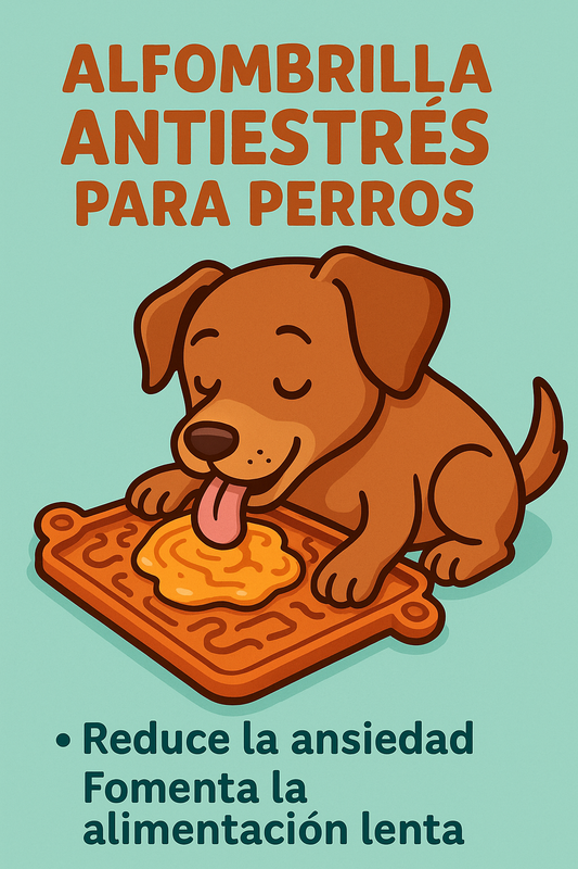 Alfombrilla Antiestrés para Perros: Beneficios del Comedero Lento de Silicona