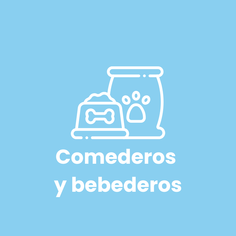 comederos para gatos y perros