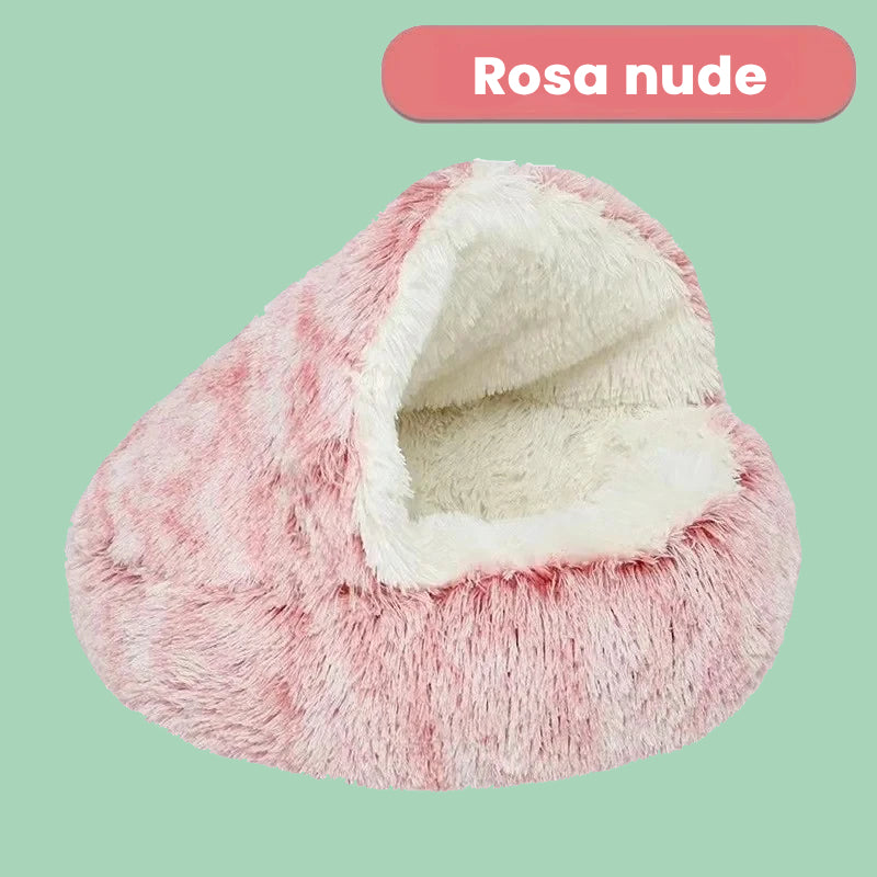 Cama de invierno para perros y gatos, suave y confortable, ideal para mantener a tu mascota caliente en días fríos