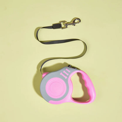 Correa Retráctil de Nylon 5M para Perros y Gatos – Duradera y Segura