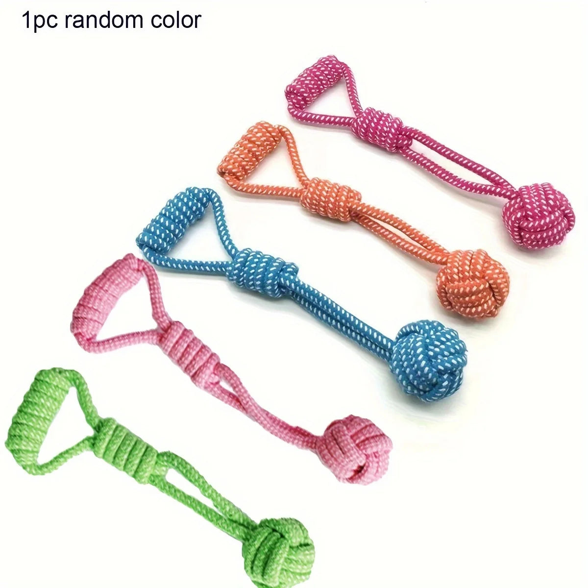 Juguete de Cuerda con Pelota para Perros | Diversión y Ejercicio