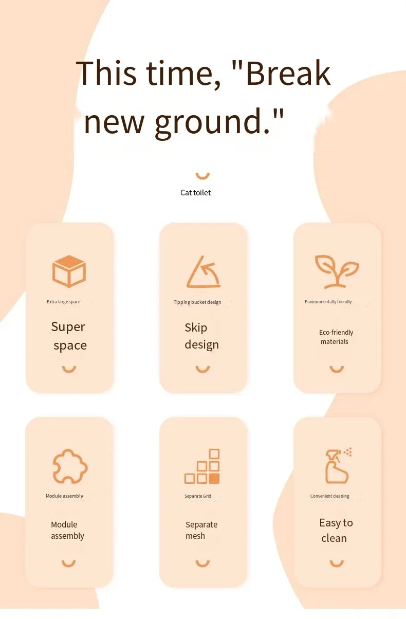 Caja de Arena Semiautomática para Gatos – Limpieza Rápida, Lujo y Comodidad para tu Mascota