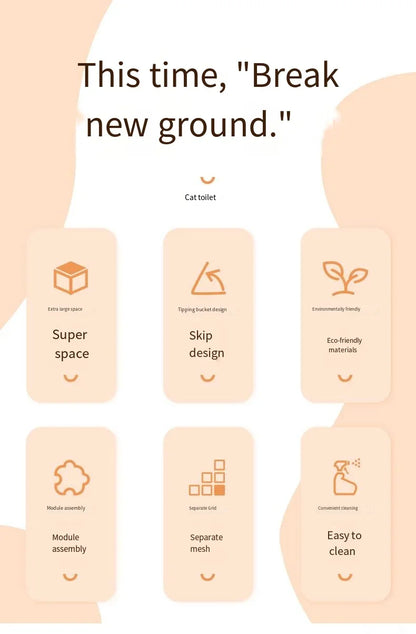 Caja de Arena Semiautomática para Gatos – Limpieza Rápida, Lujo y Comodidad para tu Mascota