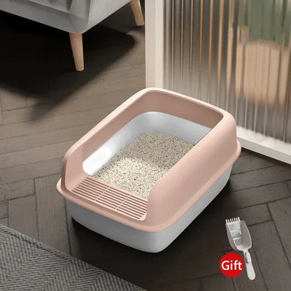 arenero gatos util color crema
