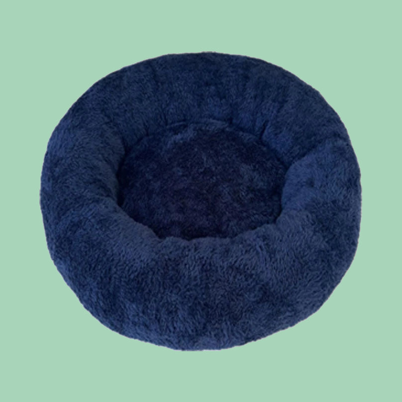 cama comoda azul marino