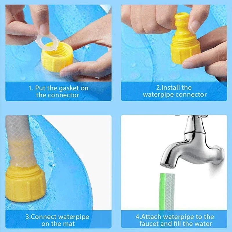 piscina verano refrescante instrucciones