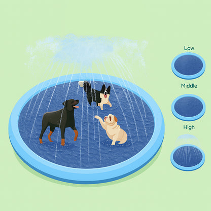 piscina perros agua verano