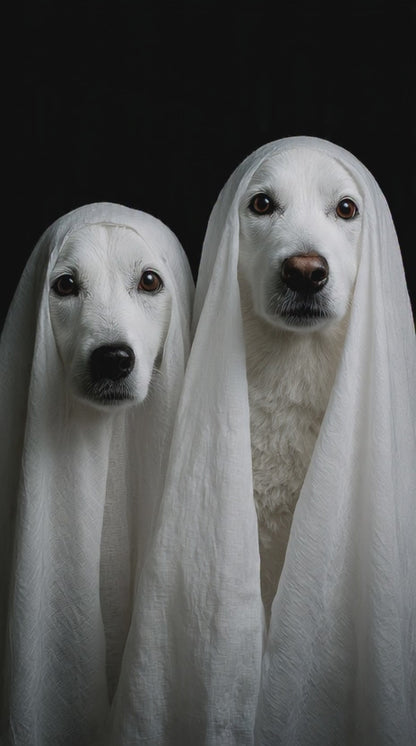 Disfraz de Fantasma para Perros | Divertido y cómodo traje de Halloween para mascotas