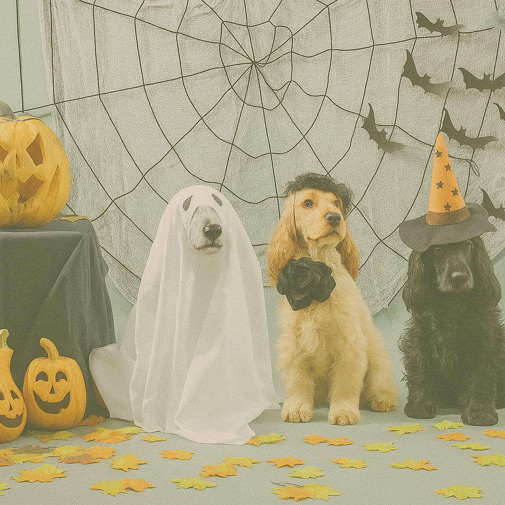 perros fantasma viuda y bruja